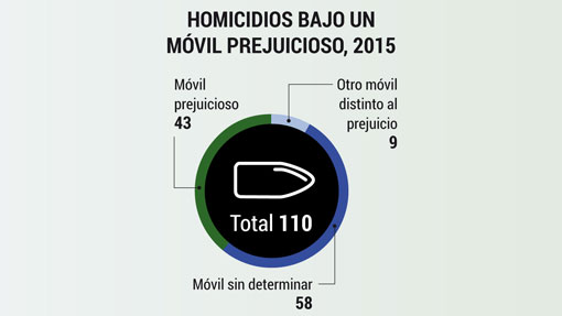 Homicidios bajo un móvil prejuicioso, 2015
