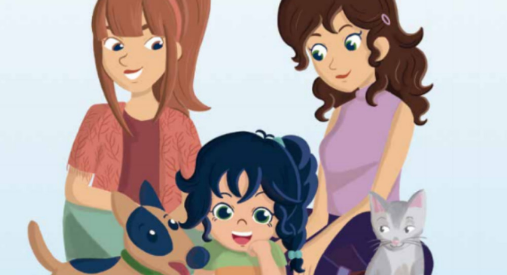 Clara has two mums: a goodnight story for girls and boys