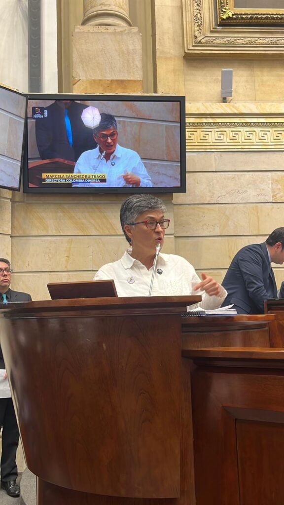 Colombia Diversa recibe condecoración por el Congreso